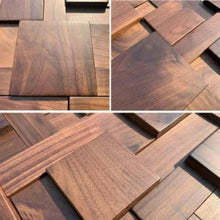 Walnut Mosaic Wall Panel