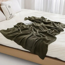 Thickened Knitted Throw Blanket