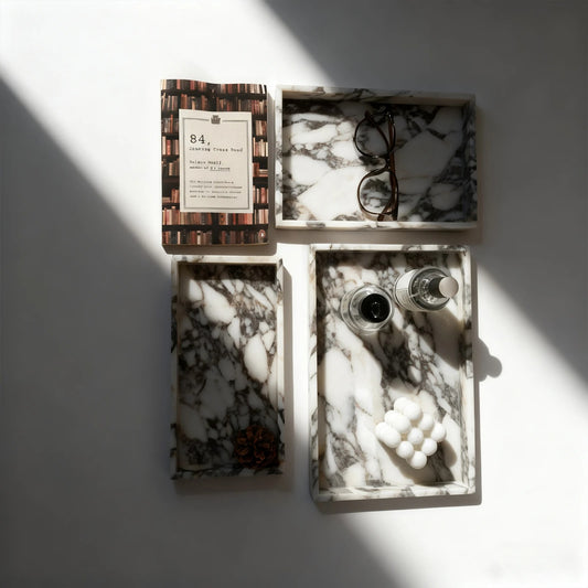 Calacatta V Marble Tray