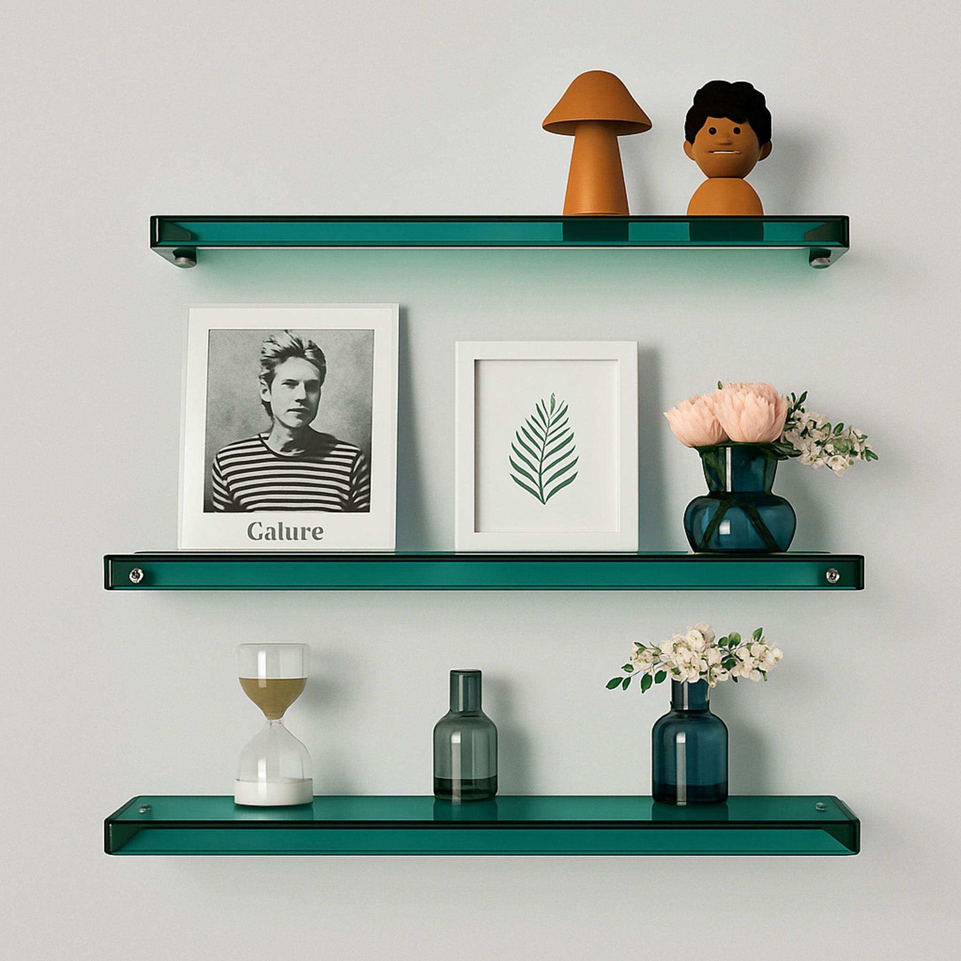 Minimal Acrylic Shelf – colorful wall-mounted storage – STUDIO GONKA