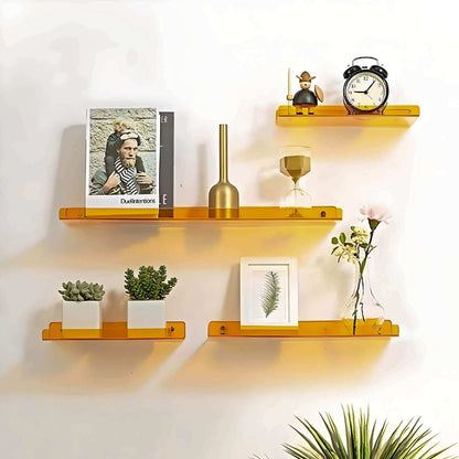 Minimal Acrylic Shelf – colorful wall-mounted storage – STUDIO GONKA