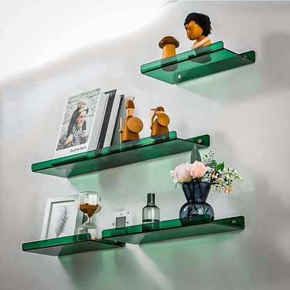 Minimal Acrylic Shelf – colorful wall-mounted storage – STUDIO GONKA