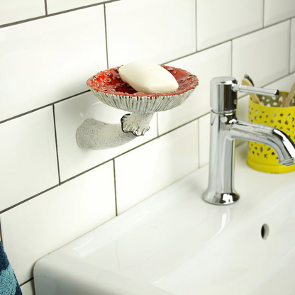 Mycelium Wall Shelf – floating mushroom shelves in resin – STUDIO GONKA