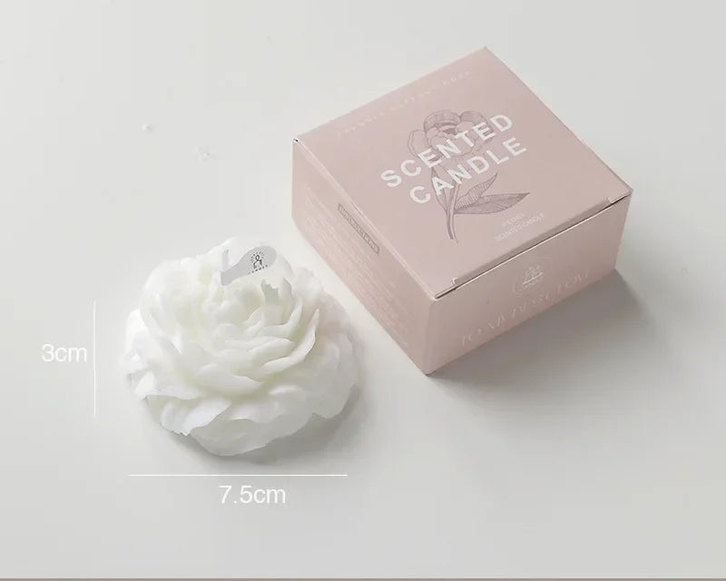 Peony Bloom Sculptural Scented Candle