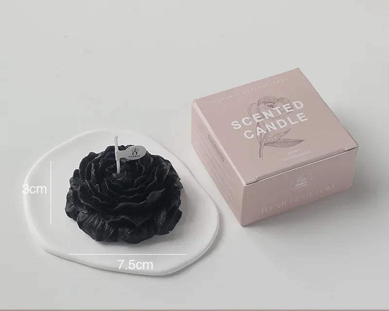 Peony Bloom Sculptural Scented Candle