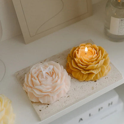 Peony Bloom Sculptural Scented Candle