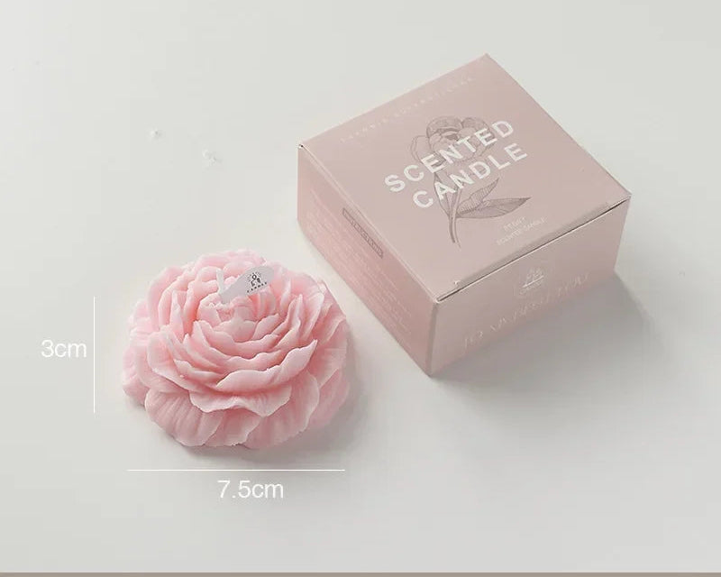 Peony Bloom Sculptural Scented Candle