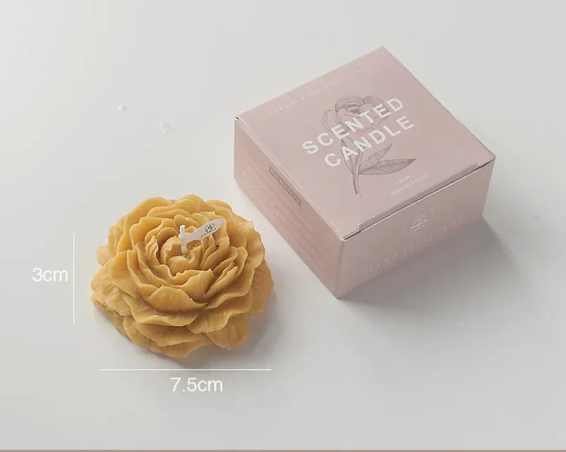 Peony Bloom Sculptural Scented Candle