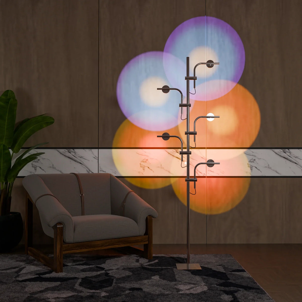 Phoenix Sculptural Floor Lamp