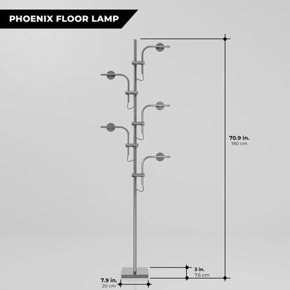 Phoenix Sculptural Floor Lamp