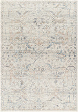 Marlene Damask Off White & Blue Area Rug - Becki Owens x Livabliss