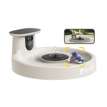 Birdfy Bath Pro - Solar-Powered Smart Birdbath with Fountain