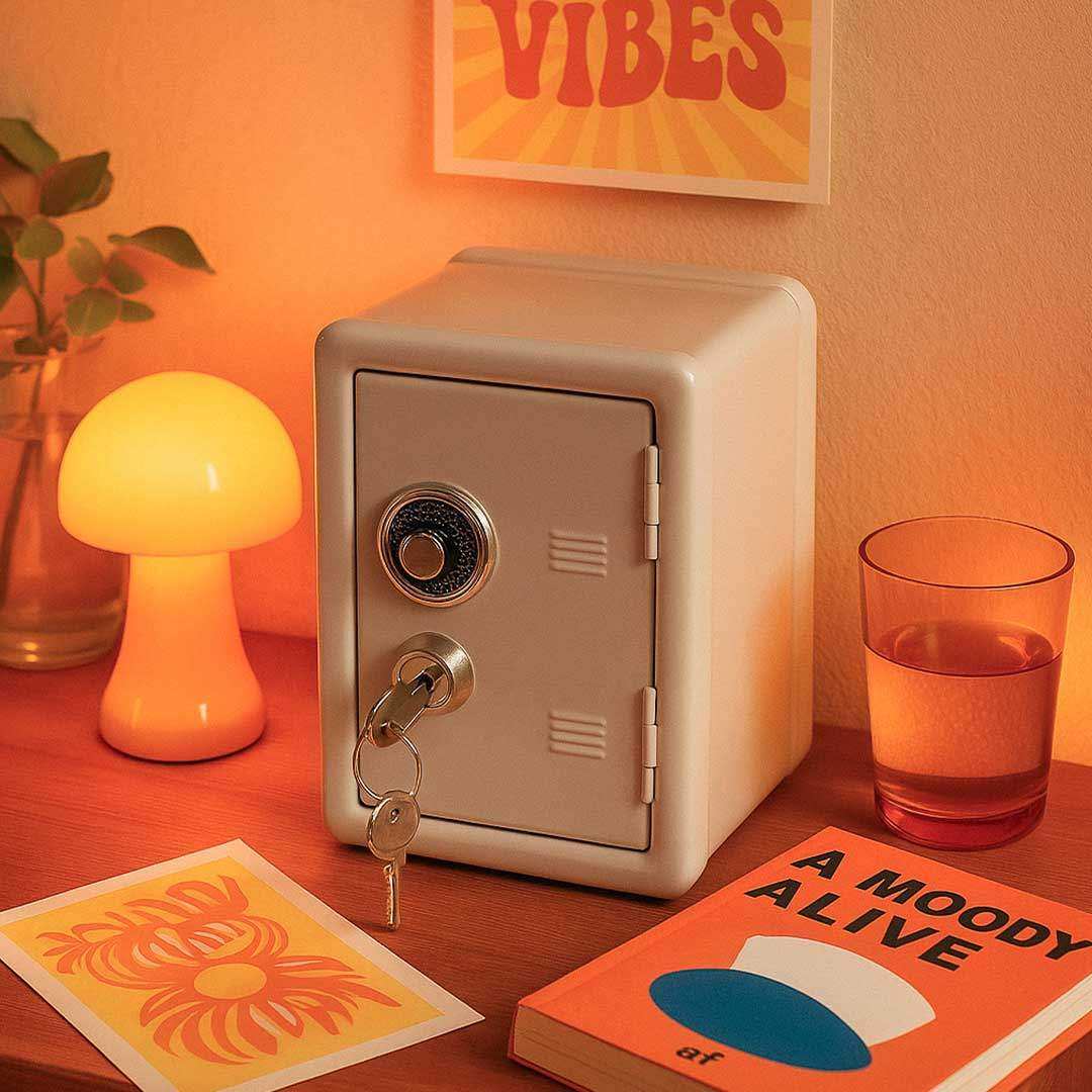 Mini Storage Locker with key and combination lock – STUDIO GONKA