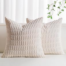 Textured Pillow Covers — Set of 2