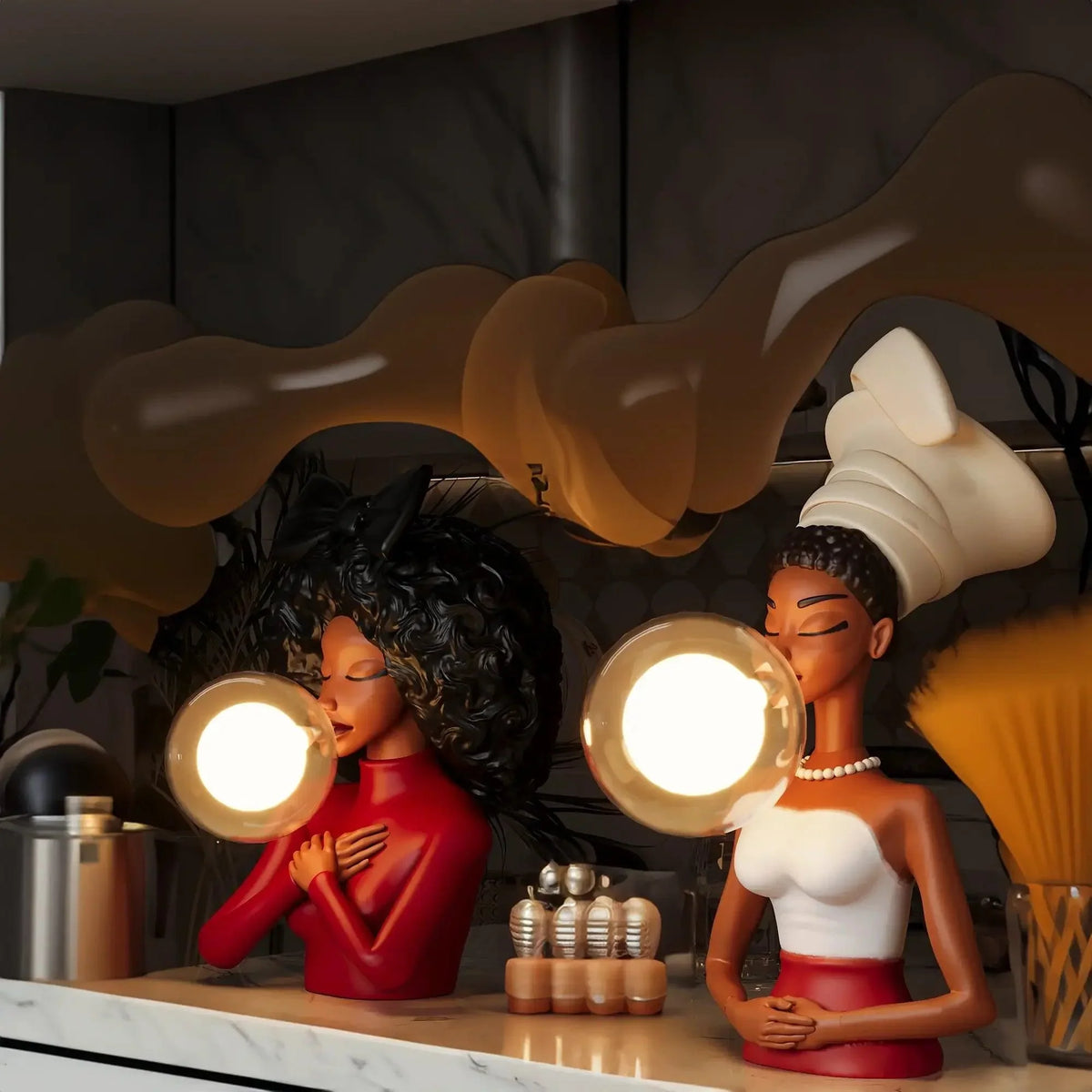 The Essence Sculptural Lamp Collection