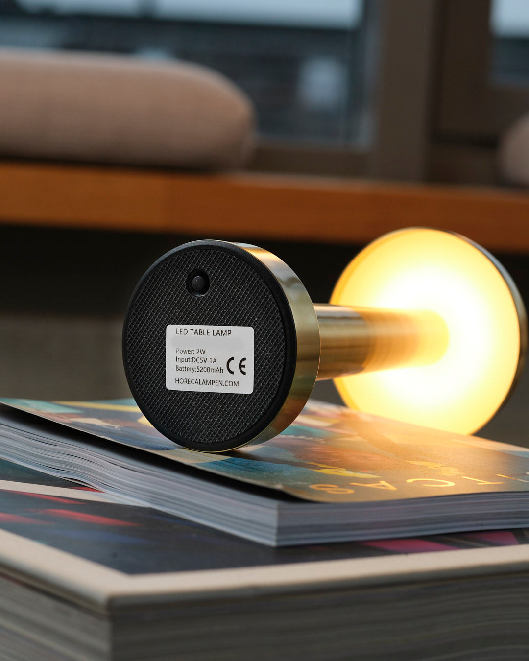 Nuvé Gold LED Table Lamp