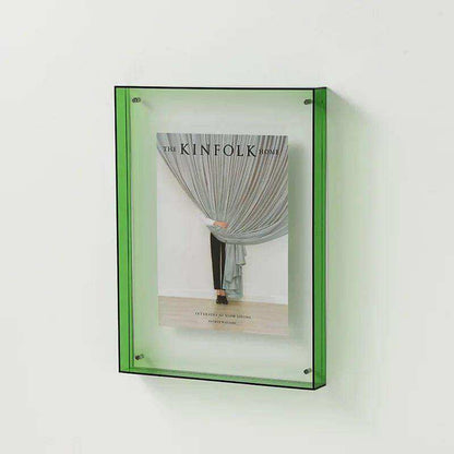 Clear acrylic picture frame in vivid colors – STUDIO GONKA