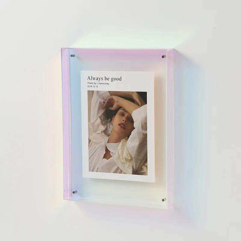 Clear acrylic picture frame in vivid colors – STUDIO GONKA