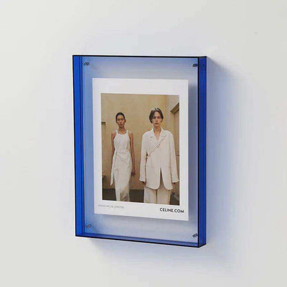 Clear acrylic picture frame in vivid colors – STUDIO GONKA