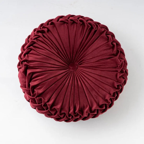 Velvet Round Throw Pillows