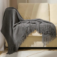 Cozy Knit Throw Blanket