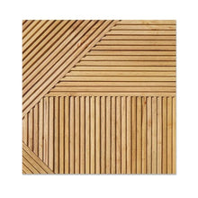 Vertical Oak Grille 3D Wall Panel