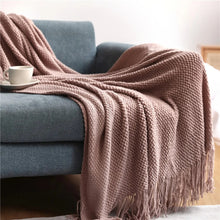 Cozy Knit Throw Blanket