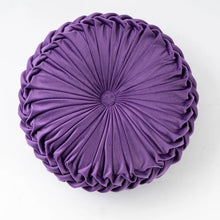Velvet Round Throw Pillows