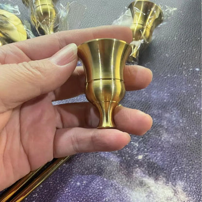 Versailles Glow Metal Taper Candle Holder