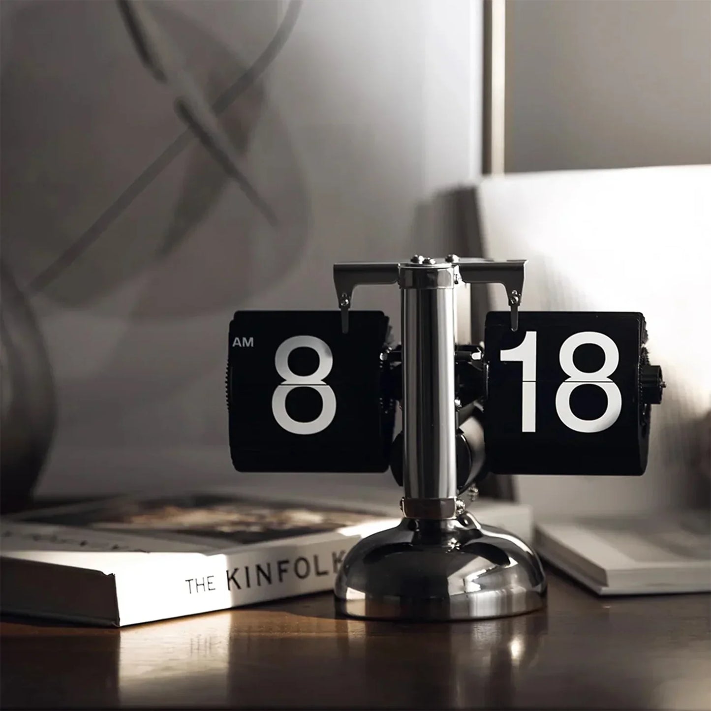 Vintage Flip Clock – retro auto flip desk clock – STUDIO GONKA