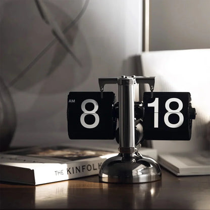 Vintage Flip Clock – retro auto flip desk clock – STUDIO GONKA