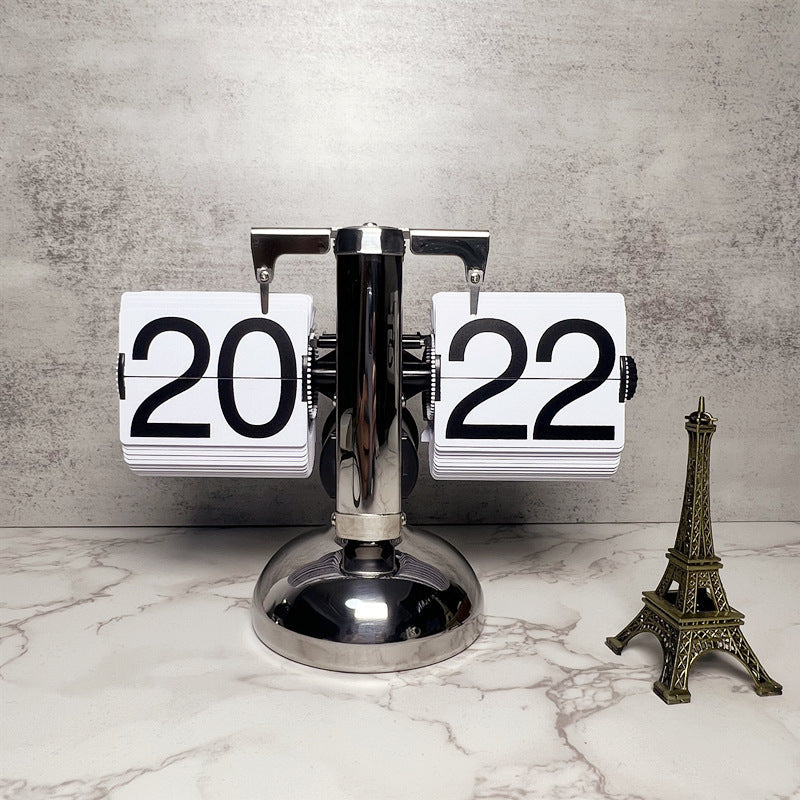 Vintage Flip Clock – retro auto flip desk clock – STUDIO GONKA