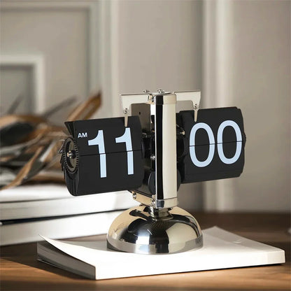 Vintage Flip Clock – retro auto flip desk clock – STUDIO GONKA