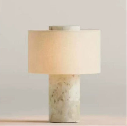 Marmora Marble Table Lamp with natural Calacatta marble base – STUDIO GONKA