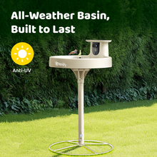 Birdfy Bath Pro - Solar-Powered Smart Birdbath with Fountain